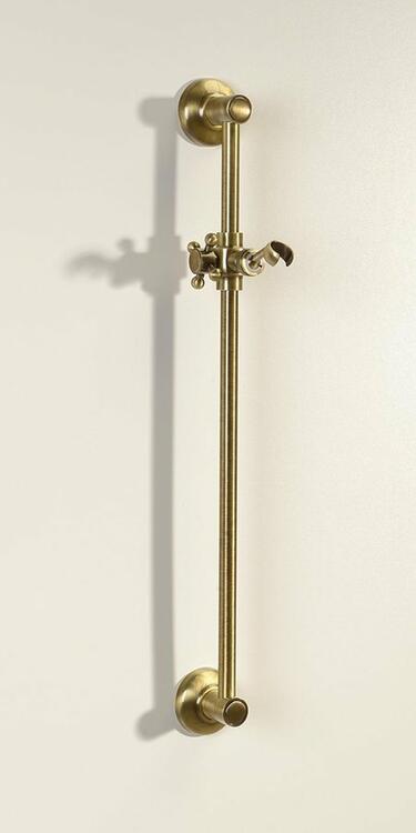 ANTEA sprchová tyč, posuvný držák, kulatá, 670mm, bronz