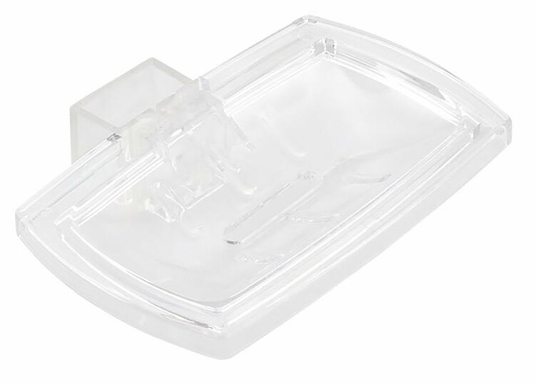 Mýdlenka na sprchovou tyč 30x15mm, plast