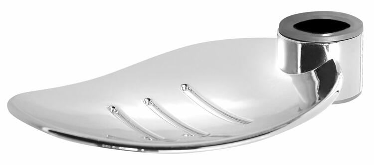 Mýdlenka na sprchovou tyč 22mm, ABS/chrom