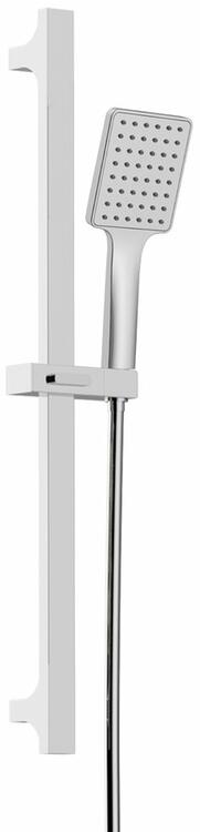 Sprchová souprava hranatá, posuvný držák 680mm, chrom