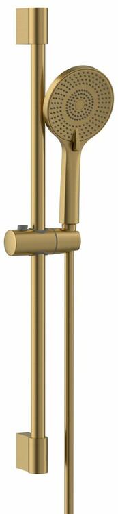 Sprchová souprava, posuvný držák 708mm, zlato mat