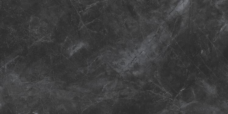 Velkoformátová dlažba imitace mramoru Pulpis Nero 60x120 cm matná
