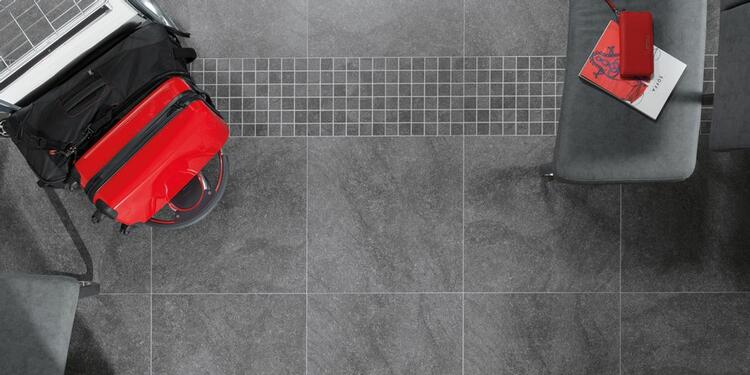 RAKO Kaamos dlaždice slinutá šedá 80x80 cm