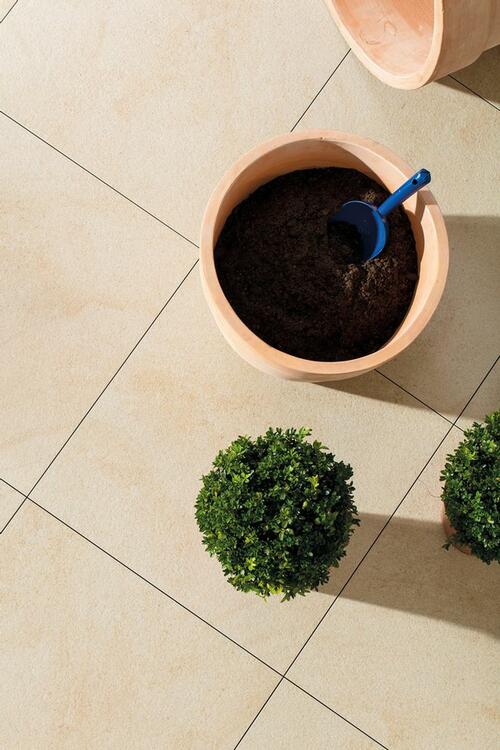 RAKO Kaamos Outdoor dlaždice slinutá béžovošedá 60x60 cm