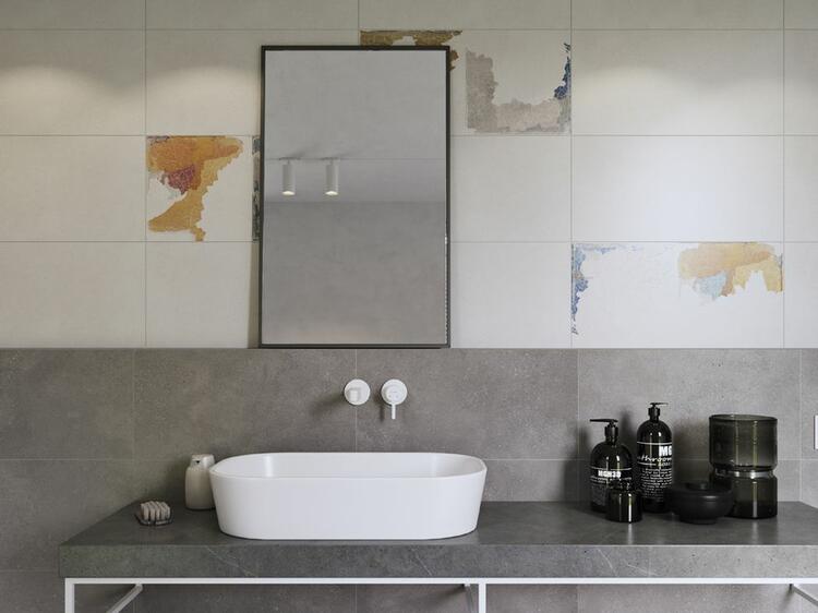 RAKO Betonico schodovka světle béžová 40x80 cm