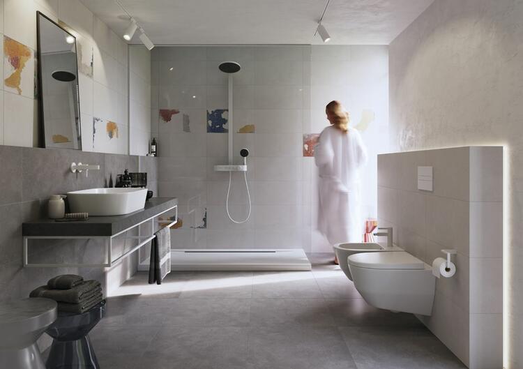 RAKO Betonico dekor světle béžová 45x30 cm