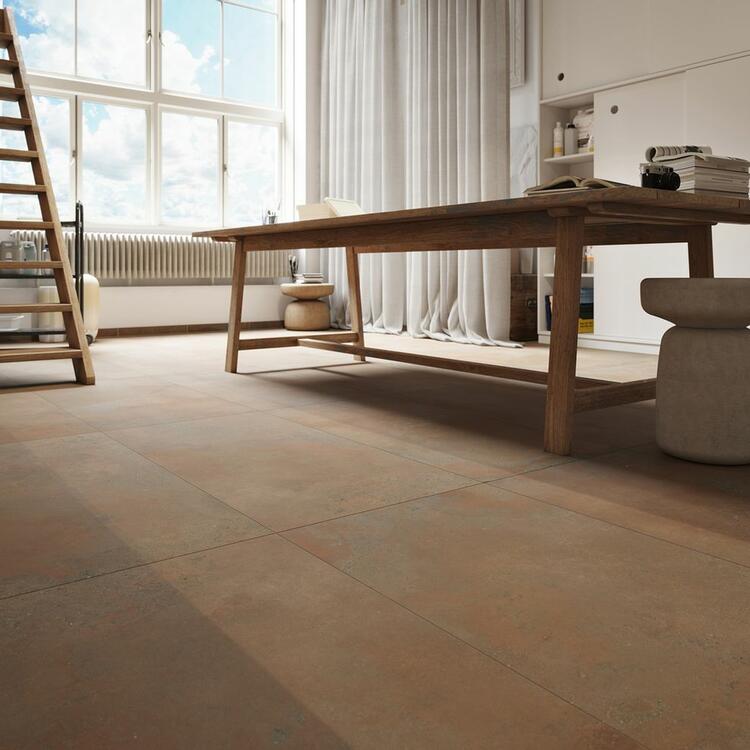 RAKO Craft dlaždice slinutá hnědočervená 60x60 cm