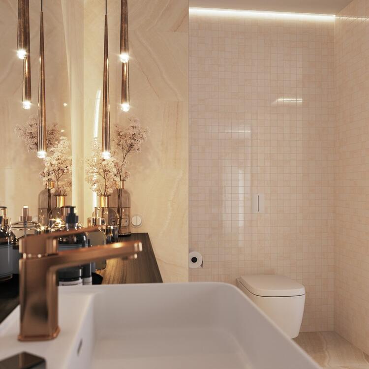 RAKO Onyx dlaždice slinutá tmavě béžová 60x60 cm