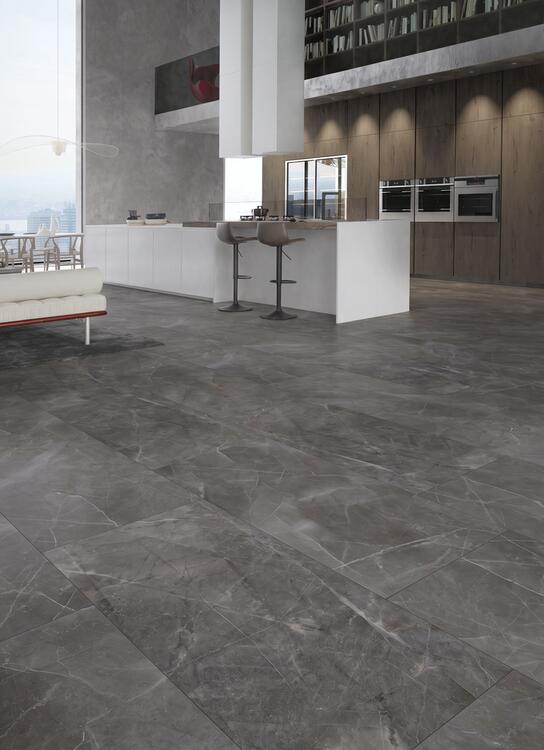 Velkoformátová dlažba imitace kamene Turin Gri 60x120 cm