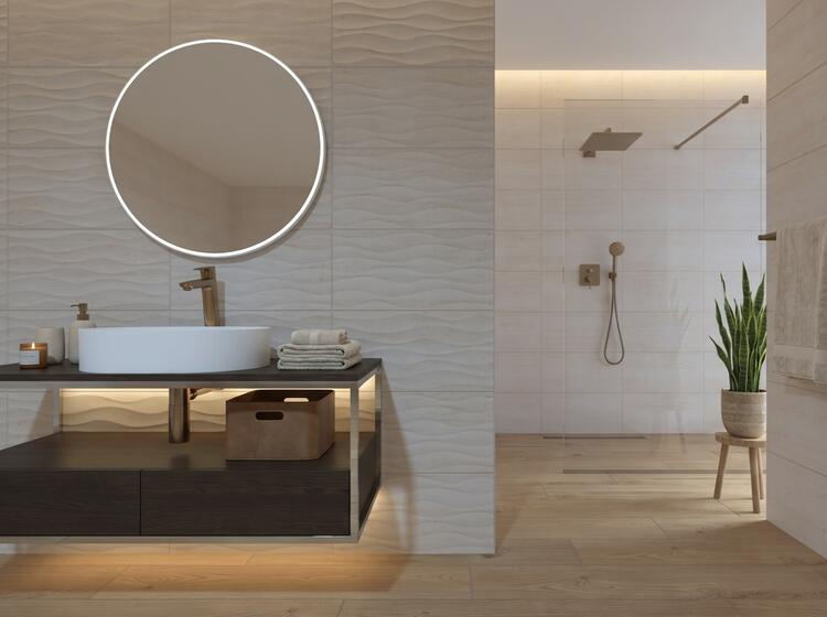 Obklad Florentia Crema Onda 30x60 cm (5071HL6)