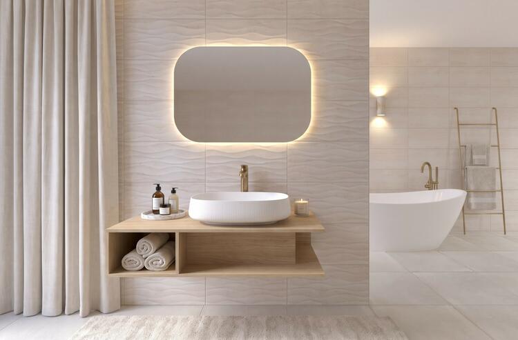 Obklad Florentia Crema Onda 30x60 cm (5071HL6)