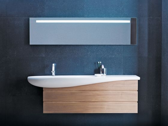 Designové umyvadlo IlBagno Alessi One má atypický tvar. | pokračování