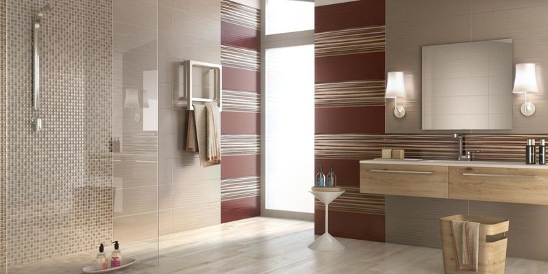 Koupelnová inspirace s obklady Lace, které mají matný povrch. Součástí série jsou mozaika a dekor. | Kachličky a dlažba v matu
