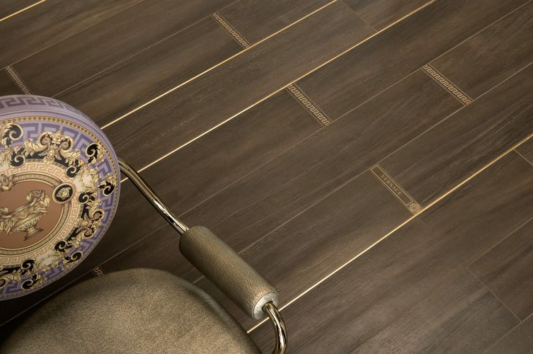 Luxusní dlažba Versace v dekoru dřeva | Luxusní koupelnu zútulní dlažba Versace v designu dřeva