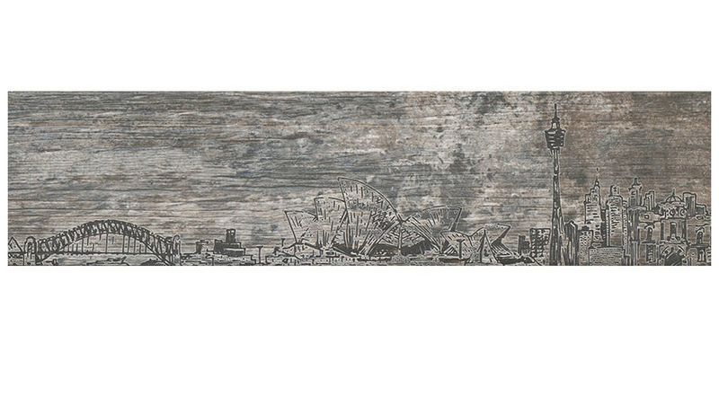 Dlažba rustic Wood imitace dřeva-  dekor města | Dekor oživí podlahu