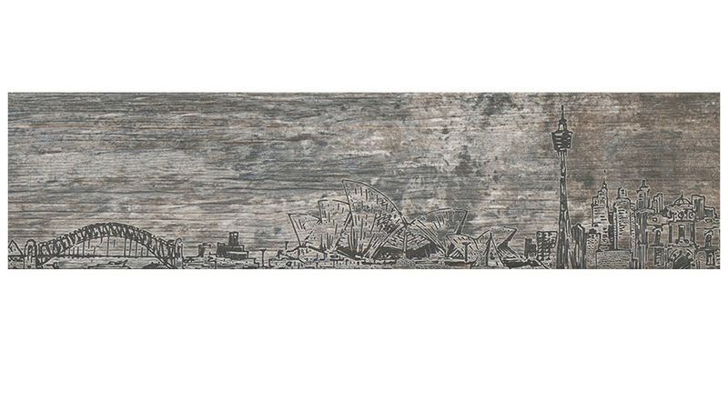 Dlažba rustic Wood imitace dřeva- dekor města | Dekor oživí podlahu