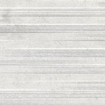 Moderní obklad do koupelny imitace betonové stěrky Origin Caliza v šedé barvě s dekorem - Koupelnové obklady Origin