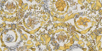 Barocco garden white/gold, Formát: 60 × 120 cm, Dostupnost: Běžně od 10 dnů
