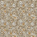 Designový obklad Manifesto od Versace Barocco white na stěně v ložnici zlatá barva - Designový dekorativní obklad Manifesto