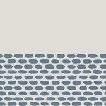 Kombinace modrobílých obkladů a dlažby z kolekce Tape s geometrickými vzory - Tape