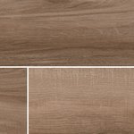 Dlažba imitující dřevo Trend wood oak hnědá barva v obývacím pokoji - Dlažba imitace dřeva Trend wood