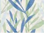 Koupelna s barevnými obklady a dekorem v motivu rostlin barvy zelená, bílá, modrá - Barevný obklad Sense