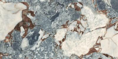 Marble ocean blue, Formát: 60 × 120 cm, Formát: 120 × 120 cm, Formát: 120 × 280 cm, Dostupnost: Běžně do 2 týdnů