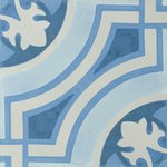 Krásné barevné dekorace retro dlažby Hydraulic blue - Designový obklad a dlažba Hydraulic
