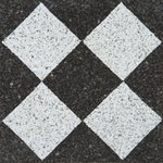 Dlažba Terazzo v retro provedení v kuchyni provedení black decor - Designový obklad a dlažba Terrazzo