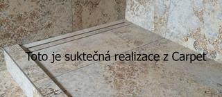 Skutečná realizace z dlažby Carpet