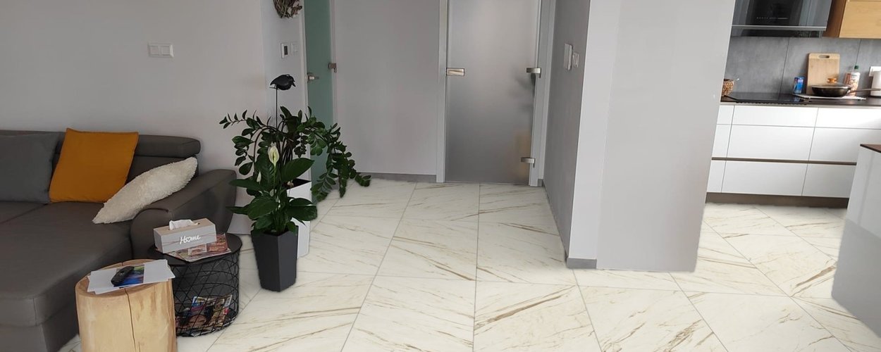 Designová dlažba Marble - Vizualizace 1