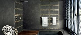 Luxusní obklad Greek černá beton koupelna