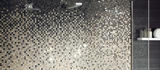 Four seasons černá mozaika sprcha koupelna