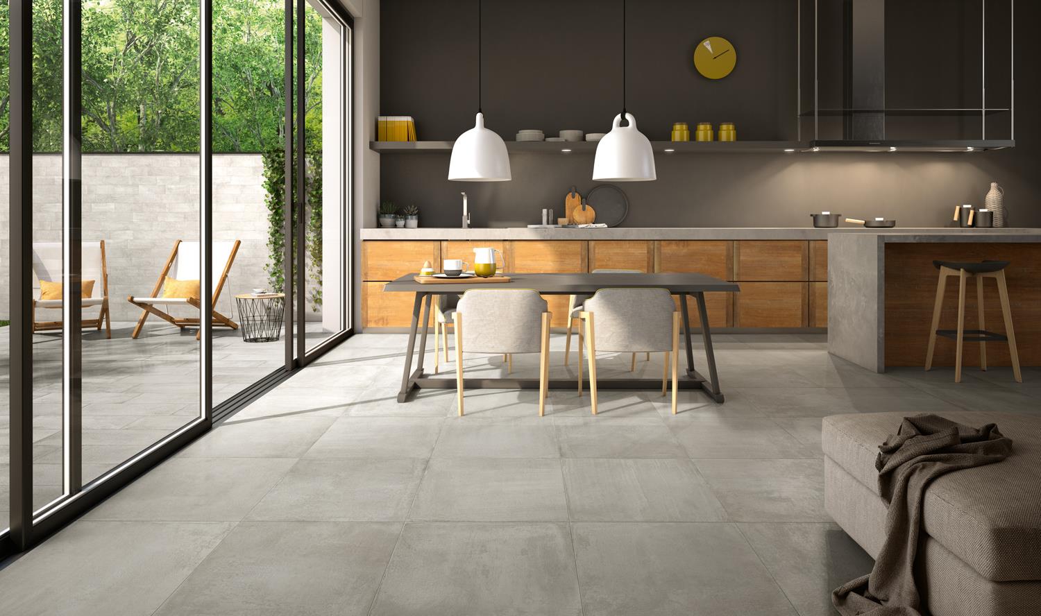 Dlazba V Imitace Betonu Motion M B Keramika