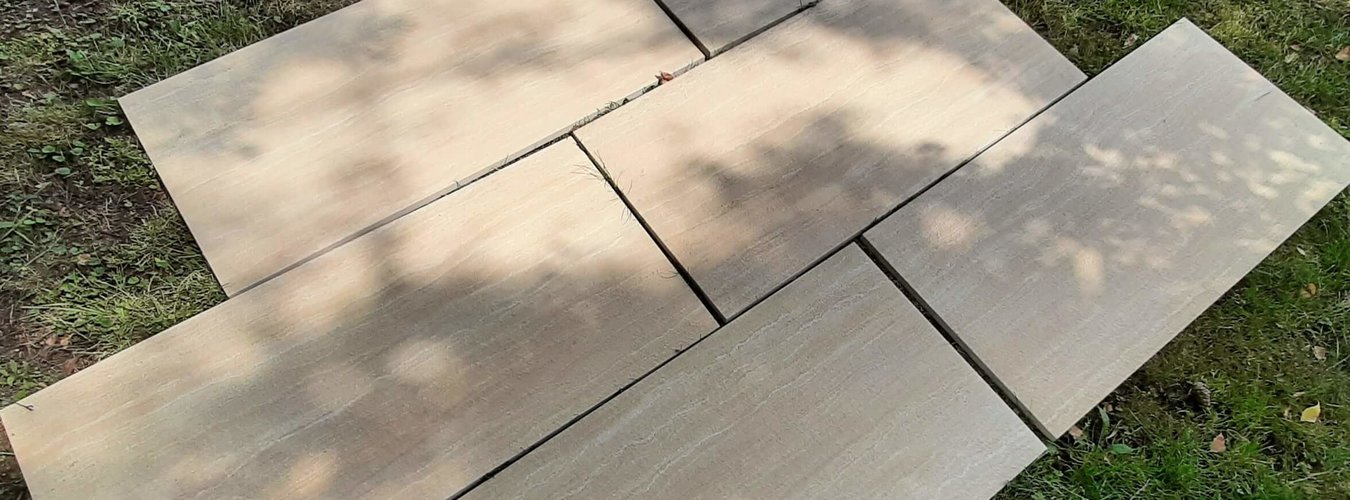 Keramická 2 cm dlažba Navona beige 45 × 90 cm na terasu, balkon i k bazénu