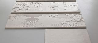 Designové bílé obklady Bas Relief bianco v různých variantách