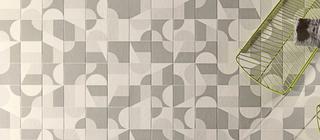 Jedinečná dlažba Puzzle Aland v krémových odstínech