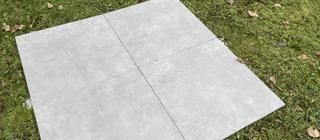 Venkovní dlažba na terasu vzhled betonová stěrka Cement Grey