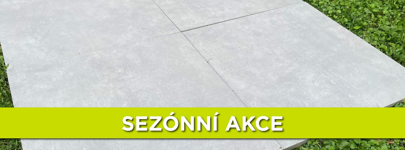 Exteriérová dlažba Cement v designu betonové stěrky- odstín light grey