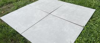 Exteriérová dlažba Work Q v designu betonové stěrky- odstín Acciaio