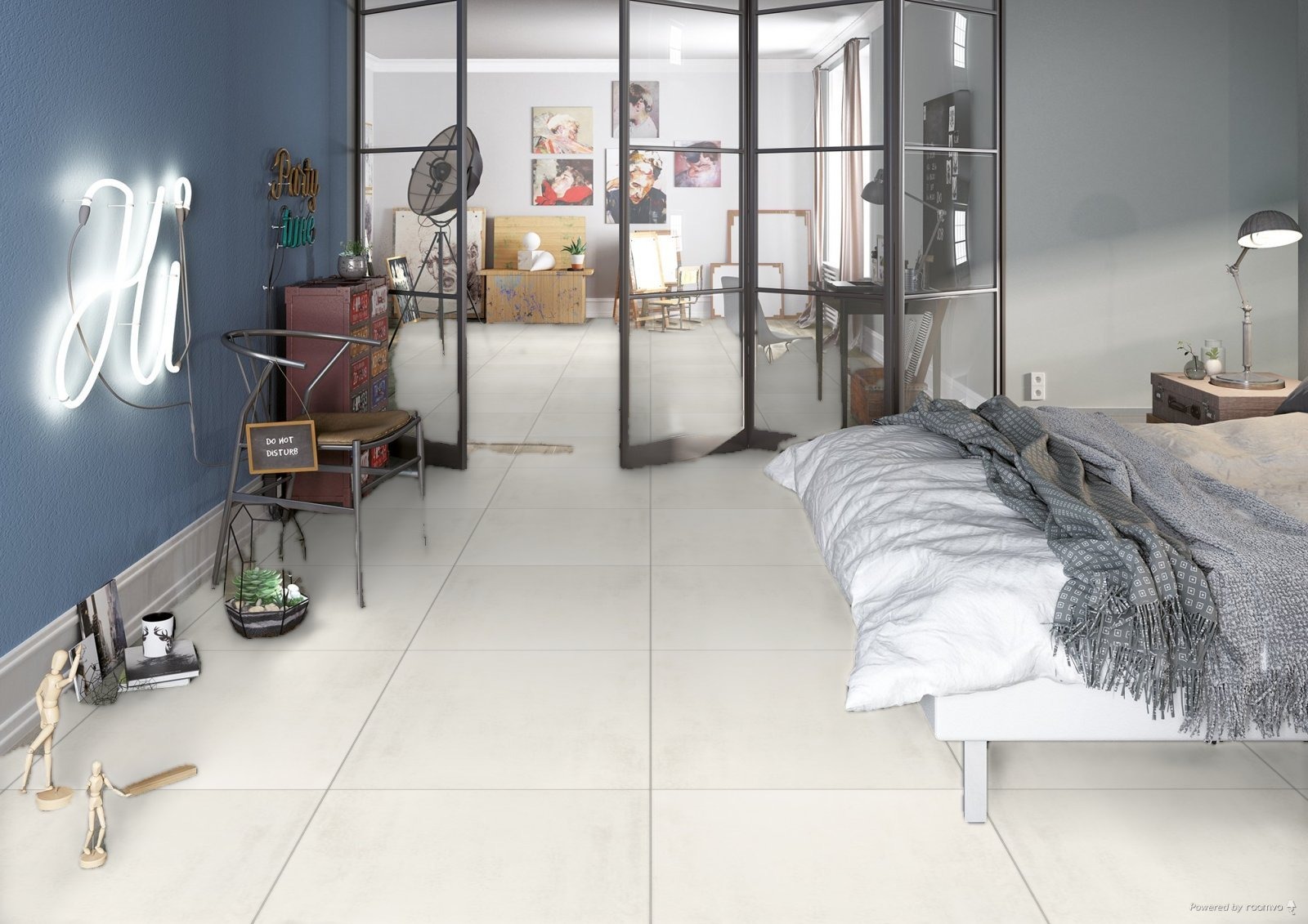 Designová dlažba Beton | M.B.Keramika