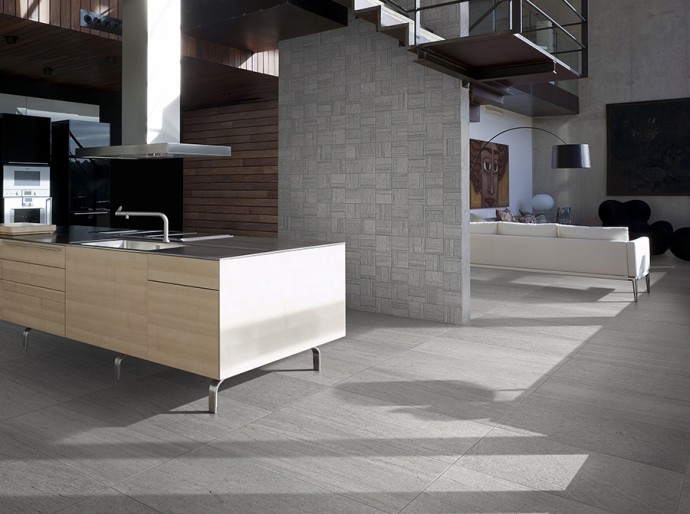 Velkoformátové obklady a dlažba BASALIKE - Designové obklady a dlažba v šedé barvě do interiéru.Velkoformátové obklady a dlažba BASALIKE - Designové obklady a dlažba v šedé barvě do interiéru.